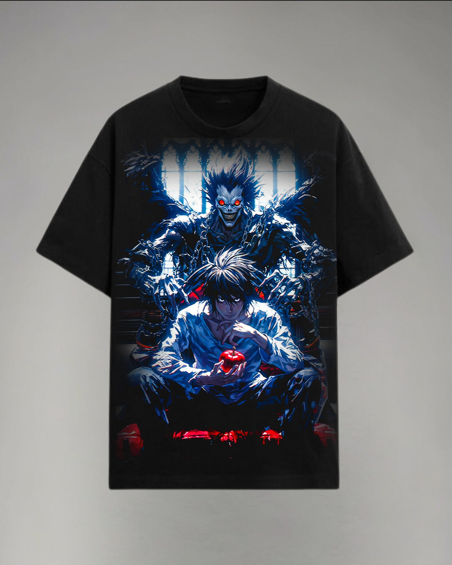 Death Note Kira Printed Styles Oversized T-SjirtShirt