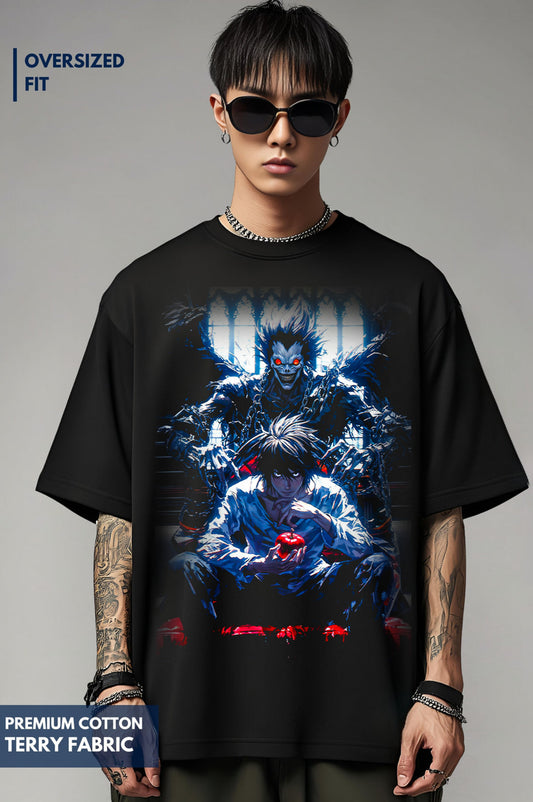 Death Note Kira Printed Styles Oversized T-SjirtShirt